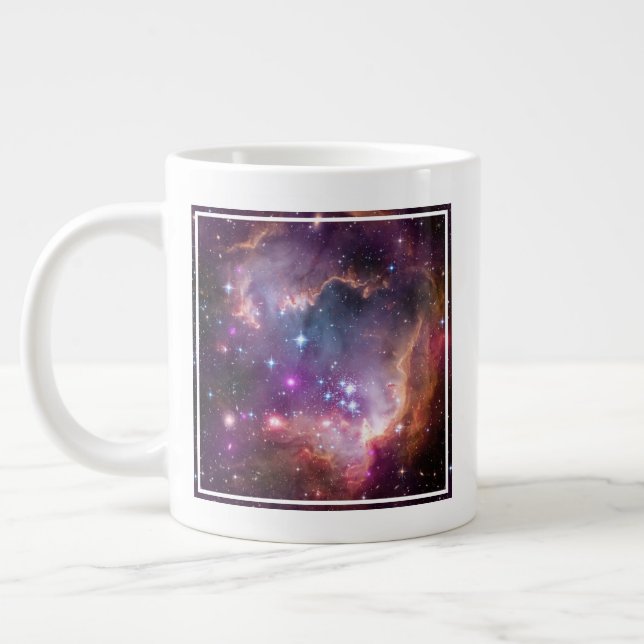 Young Stars In The Small Magellanic Cloud. Large Coffee Mug (Left)