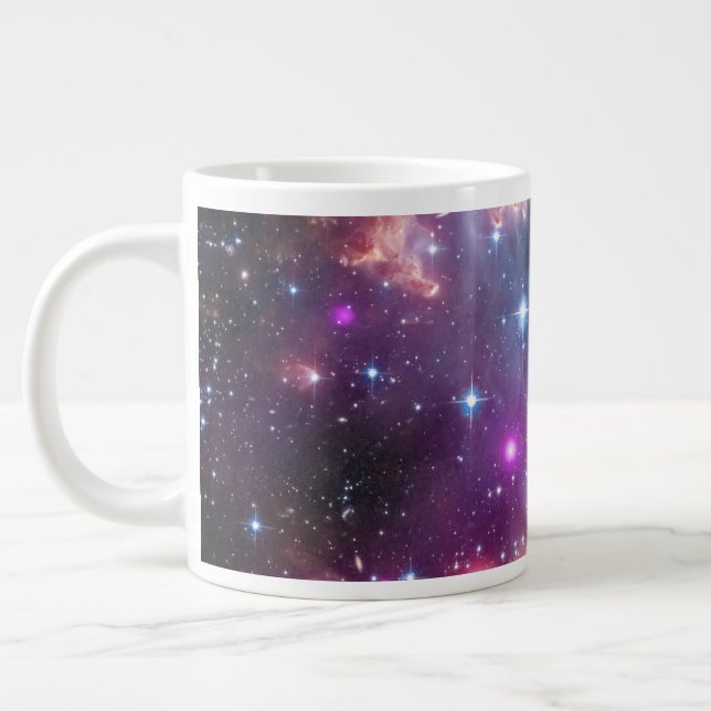 Young Stars In The Small Magellanic Cloud. Large Coffee Mug (Left)