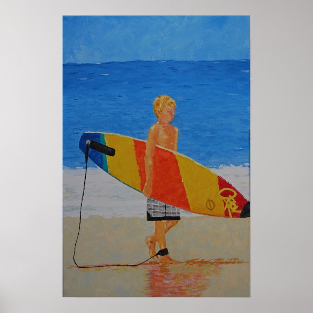 Young Surfer Poster (Front)