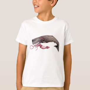 Young t-shirt Cachalote and giant calamary