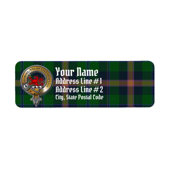 Young Tartan & Badge (Front)