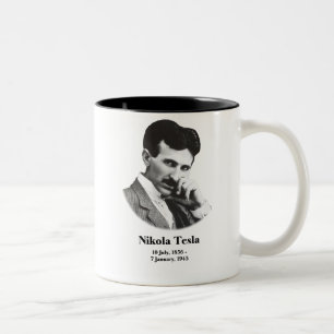 Young Tesla Two-Tone Coffee Mug