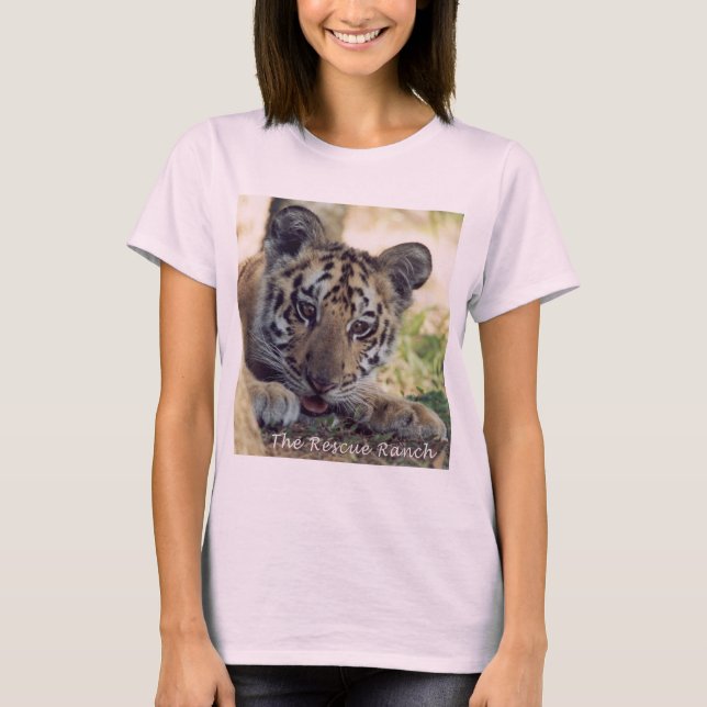 young tiger peek-a-boo T-Shirt (Front)