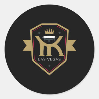 Young Tigers Kava Club Las Vegas Classic Round Sticker