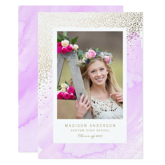 Young Wild and Free Graduation Announcement