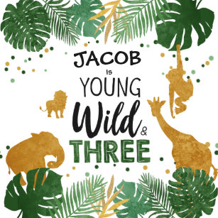 Young Wild And Three Gifts On Zazzle Ca