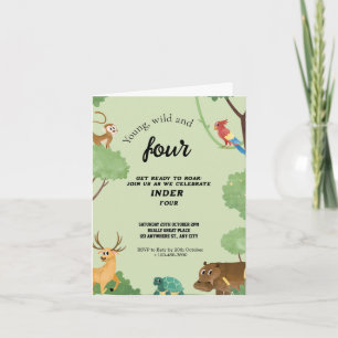 young wild and three  invitation