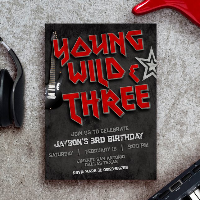 Young Wild and Three Rock Invitation (Young Wild and Three Rock Invitation)