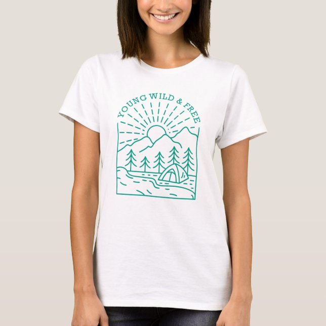 Young Wild Free T-Shirt (Front)