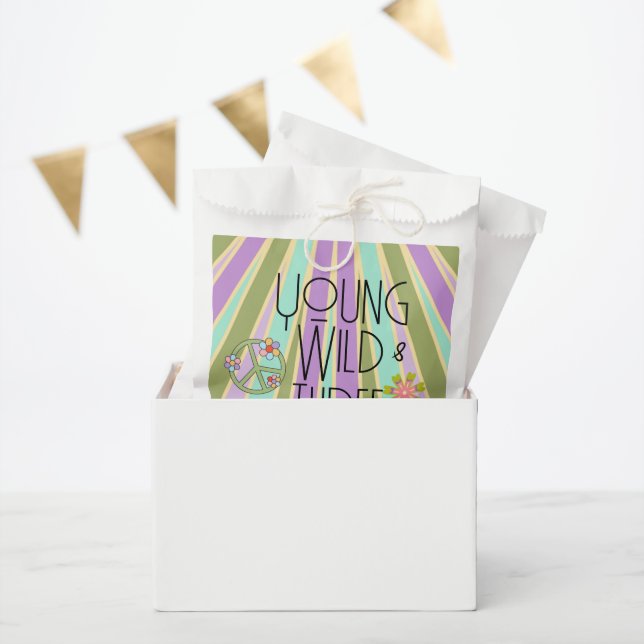 Young, Wild & Three | B-Day Favour Bag | Cools (Party)