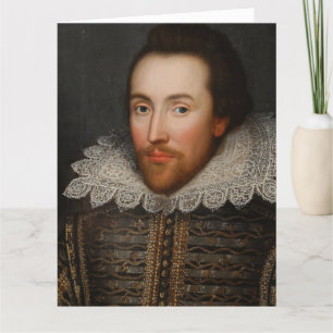 Young William Shakespere BIRTHDAY Card