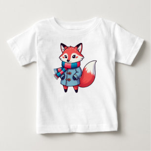 Young winter red fox baby T-Shirt