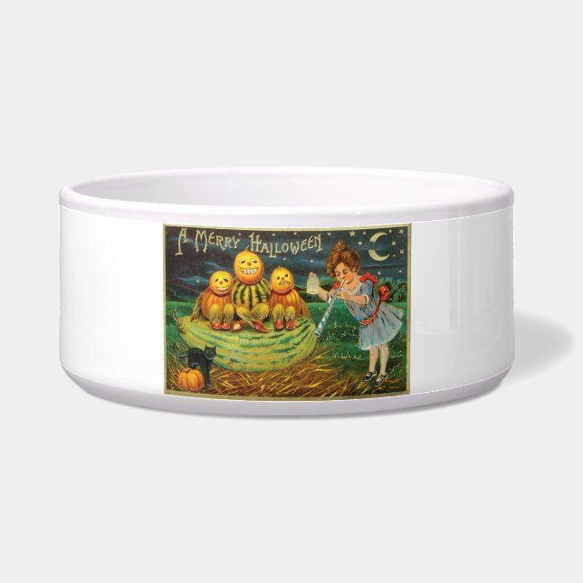 Young Witch's Brew: Pumpkin Men on Magick Altar (Front)
