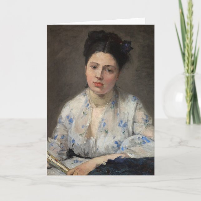 Young Woman | Berthe Morisot Card (Front)