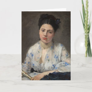 Young Woman   Berthe Morisot Card