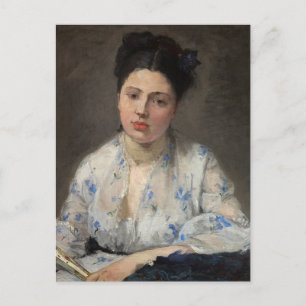 Young Woman   Berthe Morisot Postcard