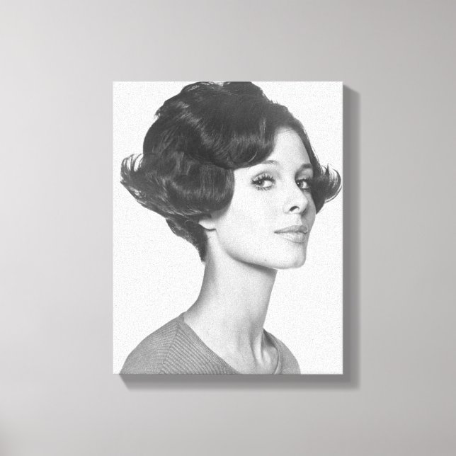 Young Woman Canvas Print (Front)