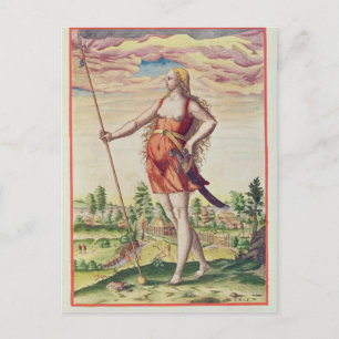 Young Woman from a Neighbouring Tribe to the Postcard