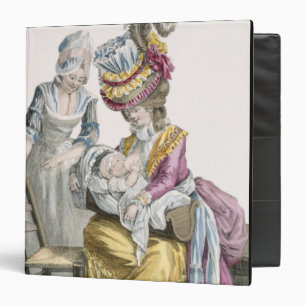 Young Woman in a Dress 'a la Levite' Breastfeeding Binder
