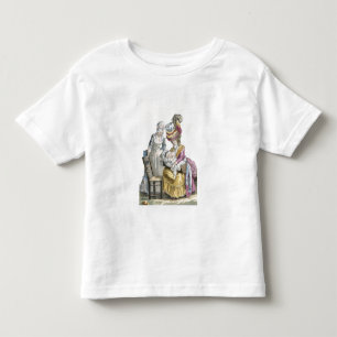 Young Woman in a Dress 'a la Levite' Breastfeeding Toddler T-shirt