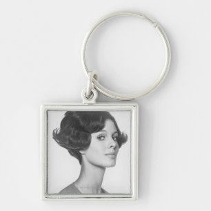 Young Woman Keychain