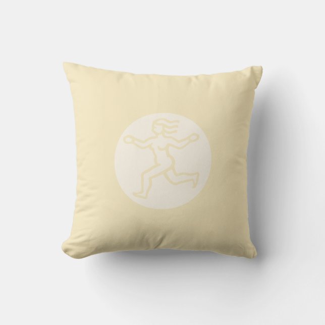 YOUNG WOMAN - pillow 100% cotton in three sizes (Front)