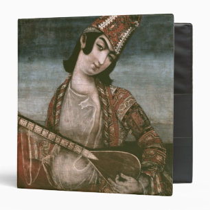 Young Woman Playing a Guitar Binder