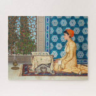 Young Woman Reading   Osman Hamdi Bey   Jigsaw Puzzle