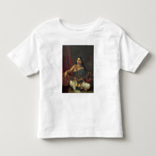 Young Woman with a Veena Toddler T-shirt