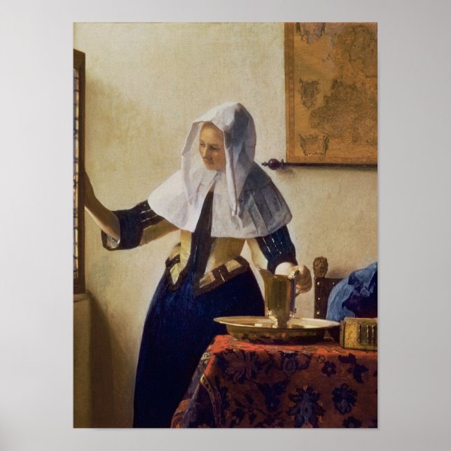 Young Woman with a Water Jug, c.1662 Poster (Front)