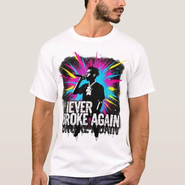 YoungBoy NBA Inspired Graffiti Tee - Streetwear Ap (Front)