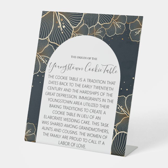 YOUNGSTOWN COOKIE TABLE WEDDING SIGN (Front)