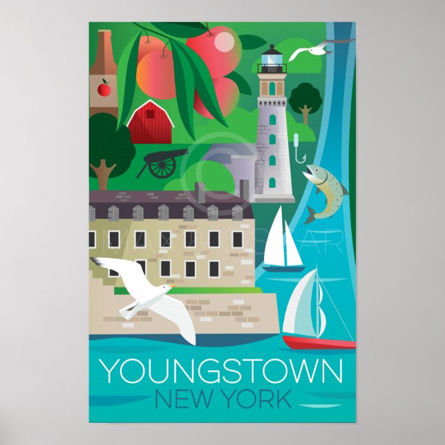 Youngstown, New York Print (Front)