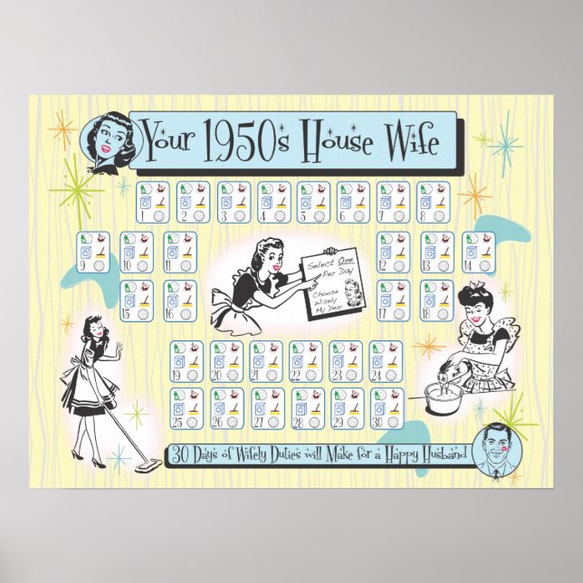 Your 1950s House Wife Poster (Front)
