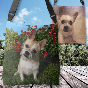 Your 2 PHOTOS Full Print Personalized Tote Bags