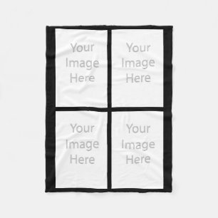 Your 4 Custom Photos... Fleece Blanket
