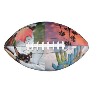 YOUR 4 PHOTOS custom football