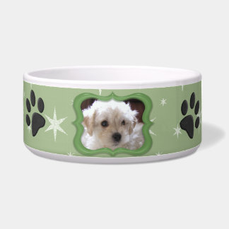 Your A Star Dog Dish - Customize Photo