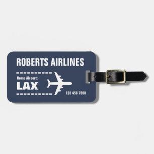 YOUR AIRLINE (customizable) Luggage Tag
