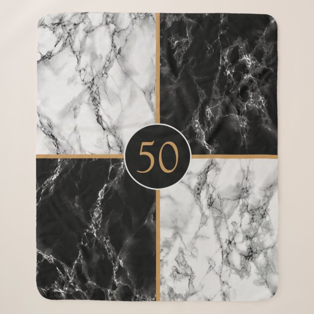 Your Anniversary or Birthday Gift Sherpa Blanket (Front)