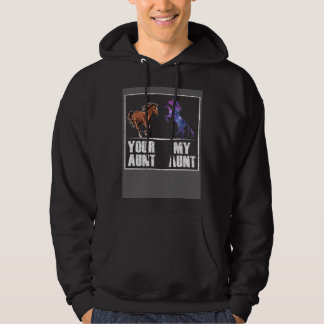 Your Aunt Horse My Aunt Unicorn   Neice Nephew Hoodie