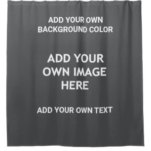 Your background colour, your image, your own text