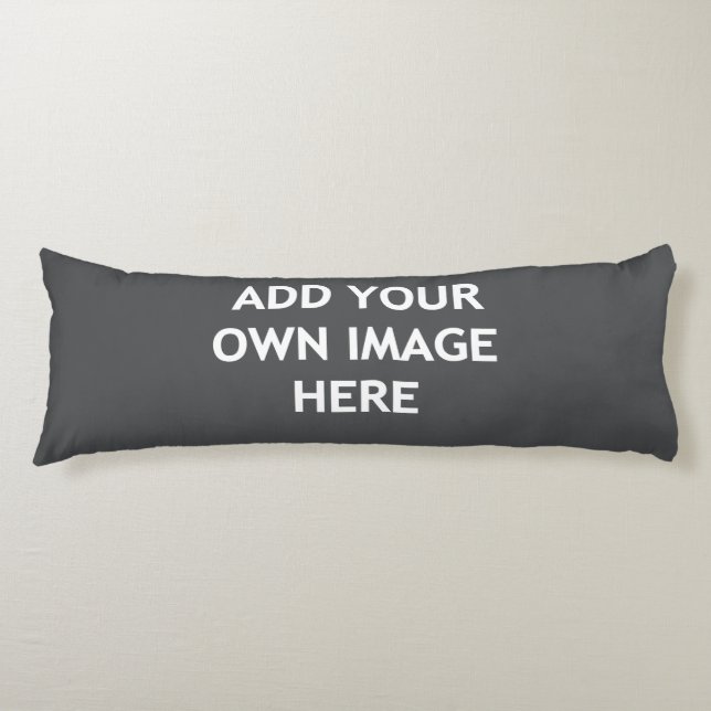 Your background colour, your image, your own text body pillow (Front)