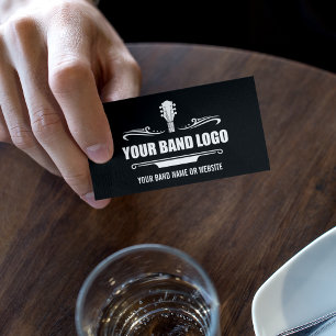 Your Band Logo - Choose Your Background Color Business Card