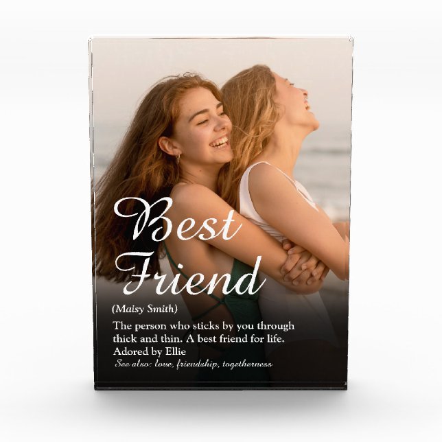 Your Best Friend Definition Script Photo Fun (Front)