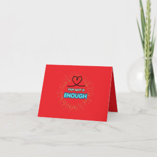 Your Best Is Enough – Self Compassion & Self Love Thank You Card
