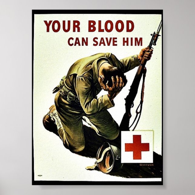 Your Blood Can Save Him Poster (Front)