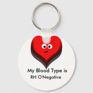 Your Blood Type Keychain