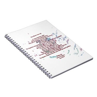 Your Blood, Your Life Spiral Photo Notebook