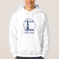 Your Boat or Name in Navy Nautical Lighthouse